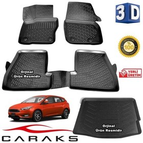 Resim Focus 4 Hb 3D Havuzlu Paspas+Bagaj Havuzu 2015-2018 Arası N11.28112 