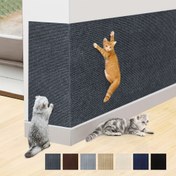 Resim Dayanıklı Kedi Tırmalama Pedi - Kendinden Yapışkanlı, Çizilmeye Karşı Dirençli Keçe Mat Duvarlar ve Mobilyalar için İdeal, Kediler için Poliester Malzeme - Çoklu Boyut Paketi 