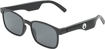 Resim Gözlükler, Akıllı Gözlükler Ayrılabilir Ön Çerçeve Cevaplama Çağrıları Ev Için Çift Mikrofon 80mah (siyah) 