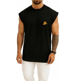 Resim Bahriyeli Collection Oversize Buy The F-cking Dip Bitcoin Cep Ve Sırt Tasarımlı Atlet Siyah 