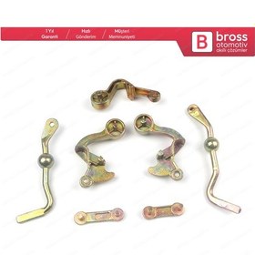 Resim Mercedes W124 W201 için Sağ Sol Yan Ayna Ayar Kumanda Kol Seti N11.9937 