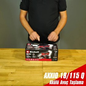 Resim Axxıo 18/115 Q - Solo, Akülü Avuç Taşlama - 4431150 