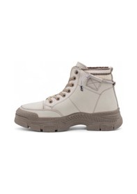 Resim Voyager B031 Kadın Hakiki Deri Bot Krem 