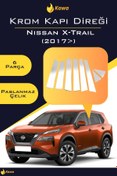 Resim Kawa Nissan X-Trail (2017>) Krom Cam Direği, Kapı Direği, Orta Direk Nikelajı 