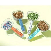 Resim EasyPortion Klipsli Ölçekli Kedi Köpek Mama Küreği 