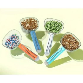 Resim EasyPortion Klipsli Ölçekli Kedi Köpek Mama Küreği 