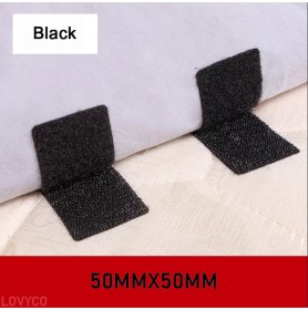 Resim Lovyco Süper Yapışkan Halı Kaydırmaz Bant Çarşaf,örtü Kaymasını Önleyici Cırtlı Yapışkan Bant 50 mm 4 Adet 