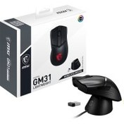 Resim MSI Clutch GM31 LıghtWeight RGB Kablosuz Optik Oyuncu Mouse 