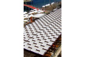 Resim Branda Dünyası 2x6.3 Metre Pergola Battı Çıktı Gölgelik Oxford Kumaş 