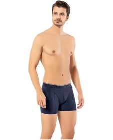Resim Erdem Lacivert Pamuk Elastan Klasik Boxer 1445 Lacivert 