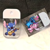 Resim Disney Sevimli ve Şık Şeffaf Stitch Baskılı 50ml Sprey Şişesi - Dayanıklı PP Malzeme, Kokusuz, Kozmetikler ve El Dezenfektanı için Uygun, Taşınabilir Dağıtıcı, Eğlenceli Tasarım, Sızdırmaz Tasarım, Doldurulabilir Kap, Hediye Fikri 
