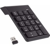 Resim Alfalink AL-2021 Siyah USB Kablosuz Numeric Standart Klavye 