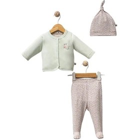 Resim Melonika Fall Floral 5 Parça Hastane Çıkışı Green Çok Renkli 