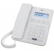 Resim KAREL Tm145 Krem Analog Dahili Lcd Ekran Masaüstü Kablolu Telefon 