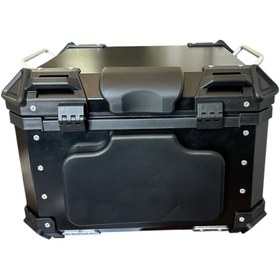 Resim GİZA MOTOR 55 Lt Alüminyum Motosiklet Arka Çanta (Top Case) 
