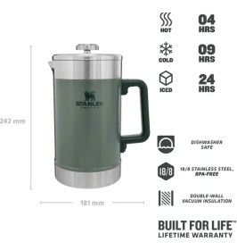 Resim Stanley Klasik French Press Termos 1.4 Lt 
