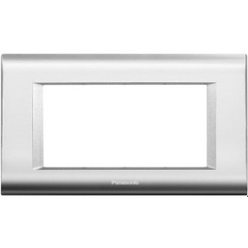 Resim Viko Panasonic Thea 4m Sistema Chrome+metalik Beyaz Çerçeve - Wvtf18445ch-tr 