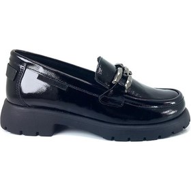 Resim Mammamia 3235 24ka Kadın Günlük Ayakkabı - Siyah Rugan-siyah Rugan Siyah Rugan 