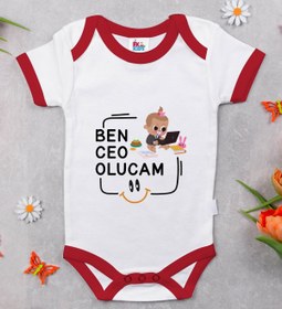 Resim Bitmeyen Kartuş Bk Kids Ceo Olucam Tasarımlı Kırmızı Bebek Body Zıbın-2 