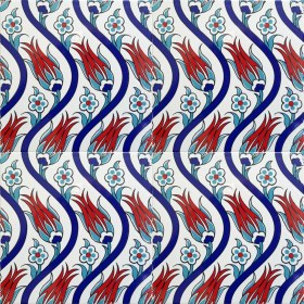 Resim Can Seramik 20*20 Cm Cç20 Iznik Çini Karo 5' Li 1 Paket 