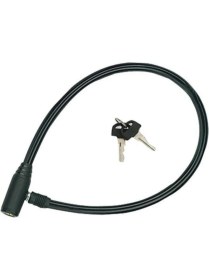 Resim Bisiklet Kilidi - Anahtarlı Çelik Halatlı Kilit ( 12X80 Kilit ) 