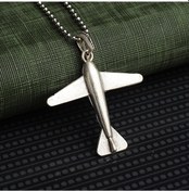 Resim Uçak Figürlü Erkek Kolye Takı Aksesuar K24 T5 