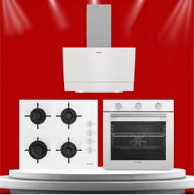 Resim Arçelik Harmoni Beyaz Set 3'lü Çeyiz Seti Ade 605 Hb-ocd T 601-1 Ehb-afc 221 Hb 