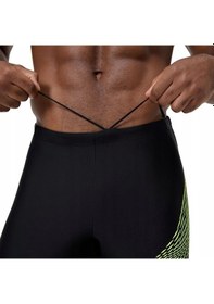 Resim Speedo Medley Logo Jam-mer Erkek Mayo Şort Siyah-yeşil Siyah 