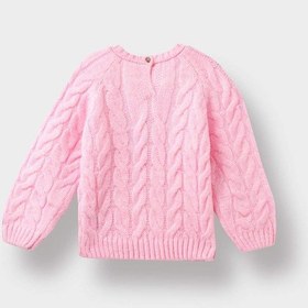 Resim Defacto Kız Bebek Bisiklet Yaka Saç Örgülü Kazak D0354a525aupn633 Pembe 