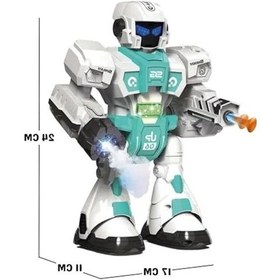 Resim Uzaktan Kumandalı Savaşçı Robot - Sesli Işıklı Ve Müzikli 