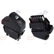 Resim Cam Dügmesi Sol Megane 1 Clio 2 Kangoo 1998-2005 (6 Fis Tekli) 504651806 