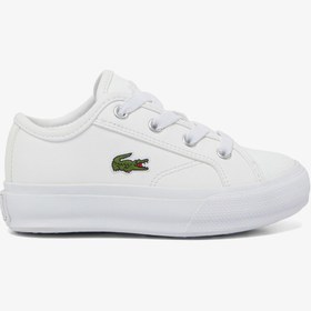 Resim Lacoste Backcourt Bebek Beyaz Spor Ayakkabı 