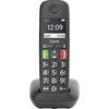 Resim Gigaset E290 Geniş Ekran Siyah Telsiz Dect Telefon 