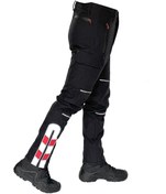 Resim DRC Outdoor Kışlık Unisex Siyah Motorcu Pantolonu ( Yeni Yasaya Uygun ) 