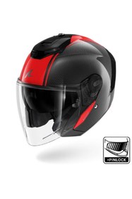 Resim Shark Rs Jet Carbon Skın Açık Kask 