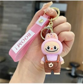 Resim Yaratıcı Karikatür Askı Pantolon Labubu Koyun Anahtarlık Kolye Sevimli Çanta Kö Coffee 