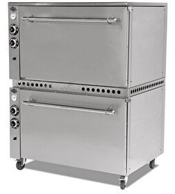 Resim Empero EMP.KFR.02 Kuzu Pişirme Fırını 2 Katlı - LPG'li 