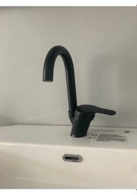 Resim Armour Armatür Siyah Banyo Batarya Seti 3 Lü Set Siyah 