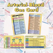 Resim 2 adet Arteriyel Kan Gazı Yorum Referans Kartları - Çift Taraflı, Yatay ve Dikey Hemşirelik Bilekliği Kartları, Hızlı Referans İçin Renk Kodlu Şemalarla, Tıbbi Profesyoneller ve Öğrenciler İçin İdeal, Tıbbi Bileklik Kartları | Referans Kartları | Dayanıklı Karton 