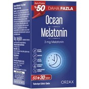 Resim Orzax Ocean Melatonin 60+30 Tablet 