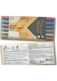 Resim Zig Davetiye Kalemi Metalik Renkler - 6Lı Set Ms-8000/6V 
