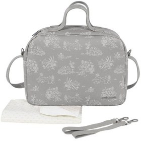 Resim Pasito A Pasito Toile De Jouy Bebek Bakım Çantası Forest Gri 