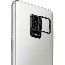 Resim Microcase Redmi Note 9 / Note 9 Pro Uyumlu Kamera Lens Koruma Halkası - Açık Tasarım - Siyah 