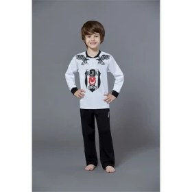 Resim RolyPoly 8450 Garson Beşiktaş Lisanslı Pijama 