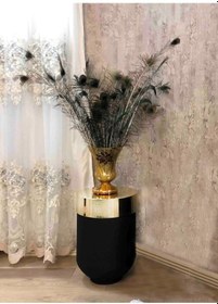 Resim Dekoratif Büyük Gold Masa, Darbuka Masa 50 Cm 