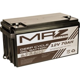 Resim Maz Akü 12 Volt 70 Amper (Ah) Deep Cycle Jel Akü (Yeni Üretim) 