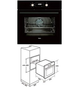 Resim Teka HAK 627 - TB 6415 - ATV 60 Siyah Ankastre Set 