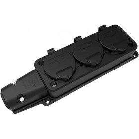 Resim Bemis Bk1-1402-3613 ,220v 16-amper 3'lü Kaucuk Priz 