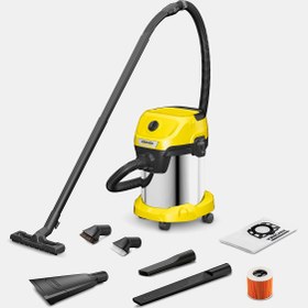 Resim Karcher WD 3S V 1000 W Islak-Kuru Elektrikli Süpürge 