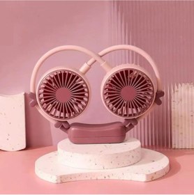 Resim diandiandidi DianDi Şarjlı Boyun ve Masaüstü Fan Vantilatör 2 Kademeli 60 cm 